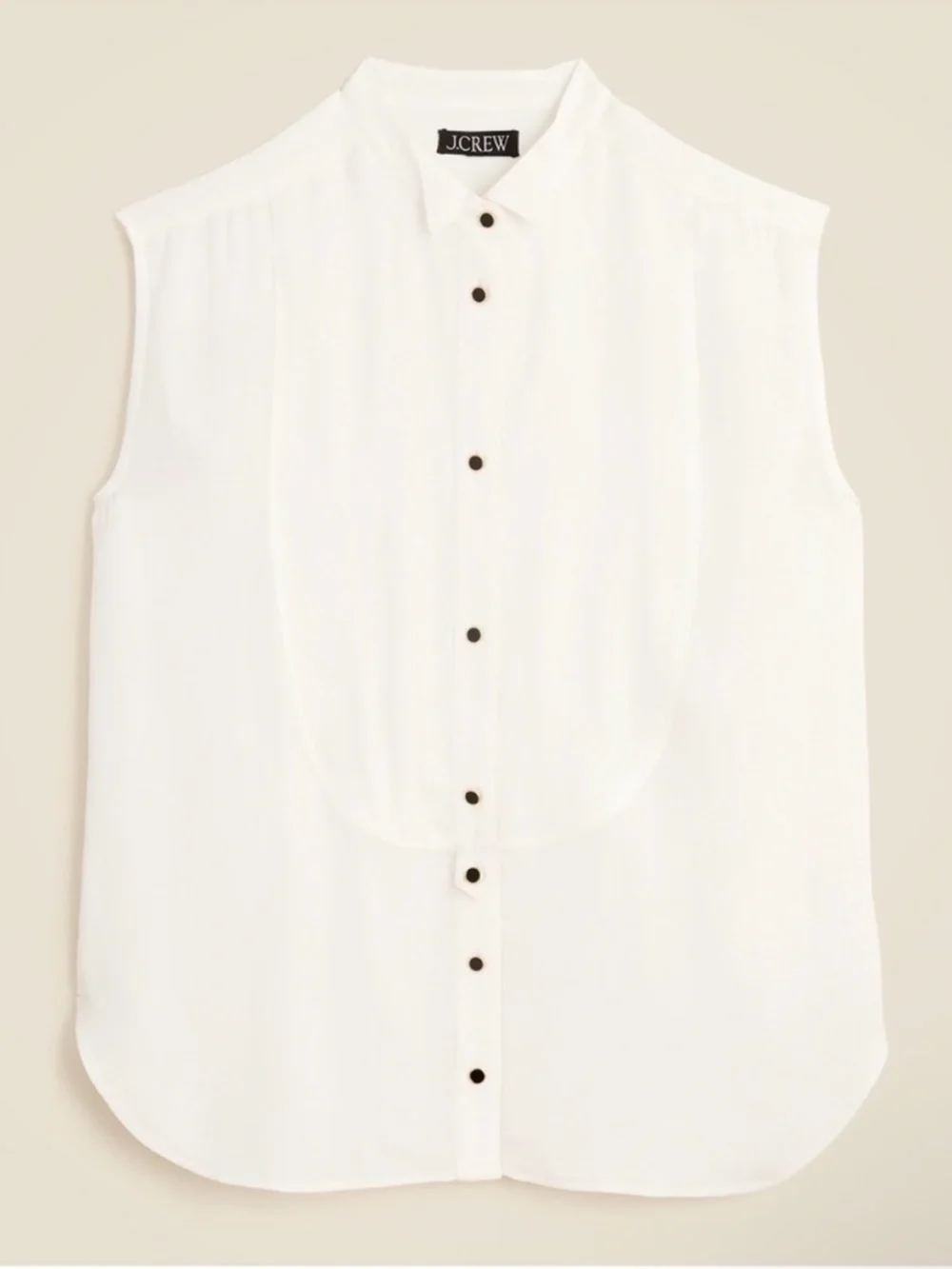 NWT J Crew Jules Sleeveless Tuxedo Top
